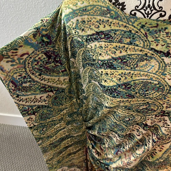 NV Nick Verreos for EVINE Live printed jersey knit "kaftan" maxi dress - Picture 3 of 8